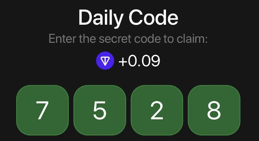 TonHash Daily Secret Code 14 July 2025